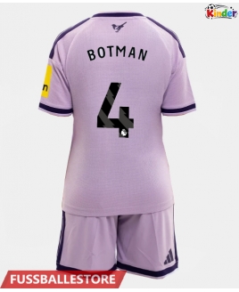 Günstige Newcastle United Sven Botman #4 3rd trikot Kinder 2026-27 Kurzarm (+ Kurze Hosen)